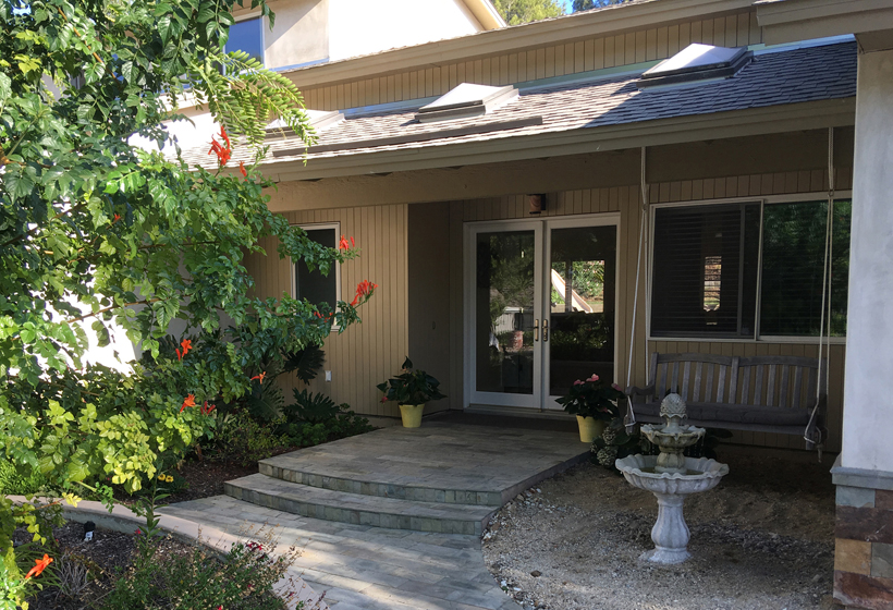 Entry Porch W, Green 2-Story Addition & Whole House Remodel, ENR architects, Granbury, TX 76049